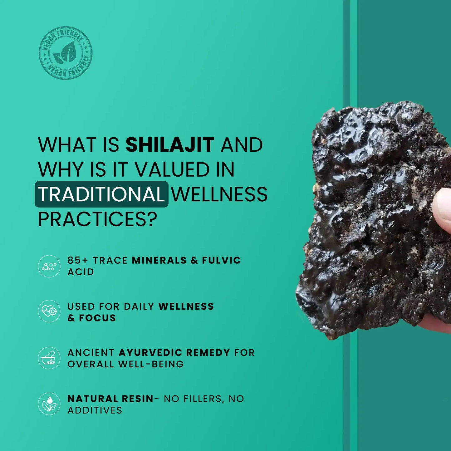 BeepWell Shilajit Combo – Resin (80 Servings) + Gummies with Ashwagandha (60 Ct) – Vegan, No Added Sugar