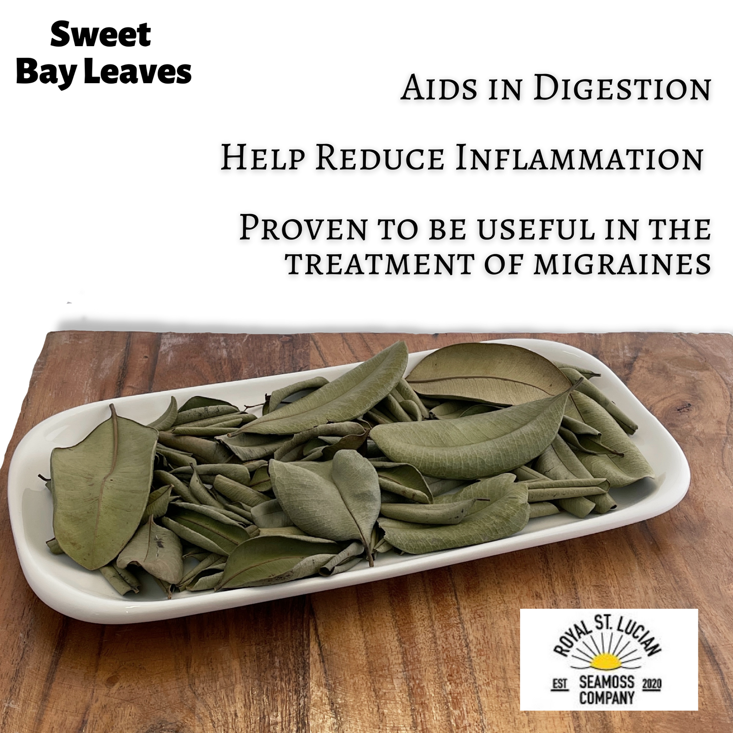 Sweet Bay Leaves | Whole, Aromatic Culinary Leaves